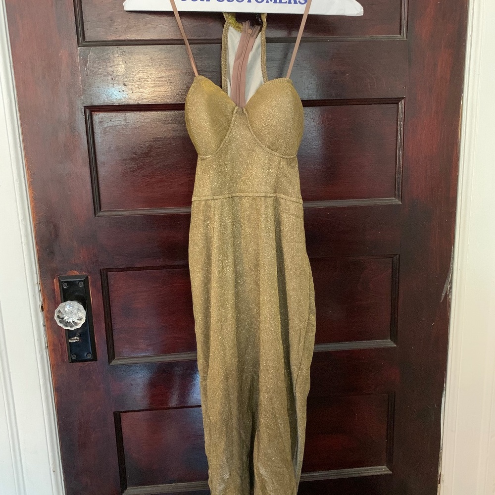 Simmer Gold Dress